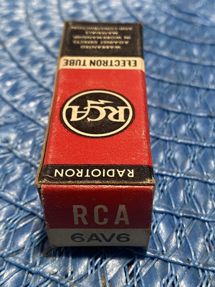 RCA Electron Tube New Old Stock 6AV6 Guaranteed To Work!!