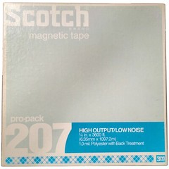 Scotch Ultra-Dynamic 35-180 Sound Recording Tape 1/4” x 3,600ft, 10.5in, 180min