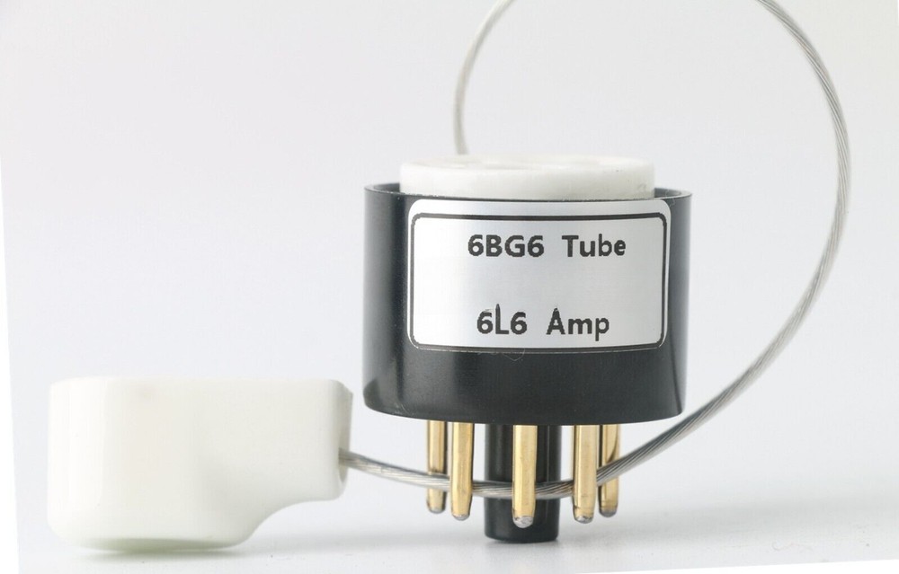 6L6 to 6BG6A socket adapter gold plated (2) pcs USA stock fast delivery