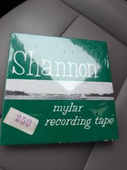 Shannon Reel To Reel Tape 1 Mil 1/4 Inch 1800 Ft New Sealed Box