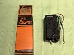 Meissner 16-5704 Standard Size Input IF Transformer 262kHz Kc ( Black)
