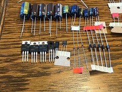 Pioneer QX-949 Power Supply & Protection Board Recap Kit Capacitor Rebuild Set