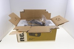 Vintage RCA RZA 203 T AM Radio NEW IN BOX Brown TESTED Burl Woodgrain Employee