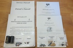 Crown D75 restoration kit repair service fix recap capacitor rebuild Amcron