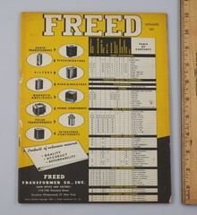 Vintage 1963 Freed Transformer Co. Catalog Brooklyn New York