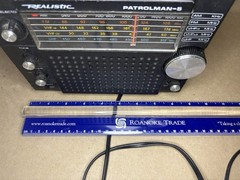 Vintage Realistic Patrolman 5 Multiband Radio | Black – Untested