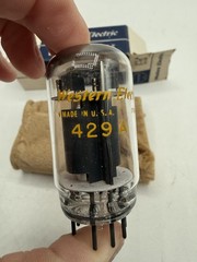 Vintage Western Electric 429 A tube; NOS; Original ‘old’ box Made in USA