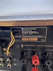 Vintage Kenwood KR-4010 AM/FM Stereo Receiver Amplifier Made In Japan Tested