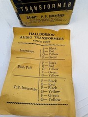 Halldorson BA-811 P.P. Interstage Transformer Vacuum Sealed Vintage Audio