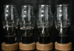 4x 1960s ZAERIX CV575 Bottom Double Plate Getter Made in Russia Amplitrex Tested