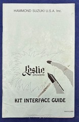 Original Leslie Speaker Kit Interface Guide — CS5