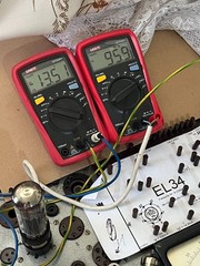 RFT EL34 (6CA7) Matched Pair / Cheap – Tested – Reliable ! Real Test In Photo !