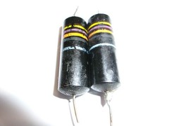 2 SPRAGUE BUMBLE BEE TONE CAPACITORS .047uf@600V PIO