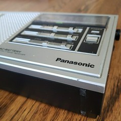 Panasonic Radio RF-559 AC Battery FM/AM 2 Band Receiver 70s 80s WORKS