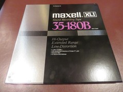 MAXELL XLI 35-180B REEL TO REEL Tape 10.5″ METAL REEL