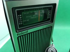 Kroy 8 Federal TV TVR-12 radio vintage transistor lot 2 work
