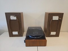 RARE Pioneer C-5600D Compact Turntable System W/Matching Powered Speakers – READ
