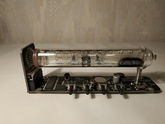 Nixie tube clock assembled vintage tube desk IV-18 Ice tube clock Adafruit VFD