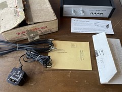 Vintage Acousticolor Audio Kaleidoscope Model 3A CIB Box S/N Match Papers Cables
