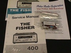 Fisher Model 400 Vacuum Tube Receiver restoration Kit Now with FULL COLOR PHOTOS