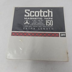 Vintage Scotch 150 Magnetic Recording Tape 7 Inch Reel 1800 Ft 1/4″ Sealed NOS