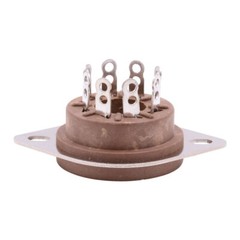 US 8Pin Octal Vacuum Tube Socket For EL34 6V6 KT88 6550 GZ34 Chassis mount 10pcs