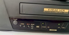 Sanyo VWM-365 VCR With Remote, Cable & Tape – Tested & Working Nice