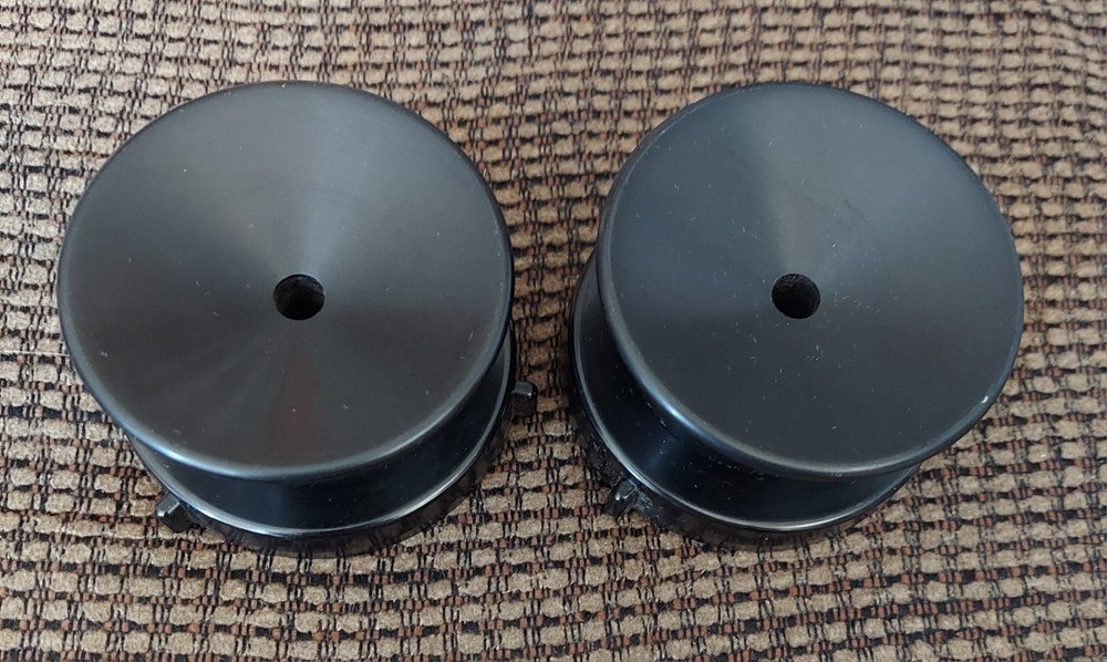 NICE PAIR AMPEX NAB HUB ADAPTER 10.5″ FOR 1/4″ TAPE