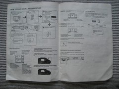 Sony SL-2300 Video Cassette Recorder Betamax Operating Manual