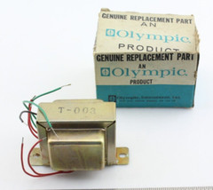 New NOS Qty 1 Olympic T-003 Transformer Vintage 1970’s Genuine Replacement Part