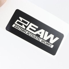 EAW Sound waterproof logo badge Sticker Decal 71.5mm(2.81″)X31.5mm(1.24″)