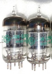 G.E JAN 12AX7WA Tubes NOS (Lot of 5pcs)