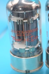 Matched Pair – 6080WB Bendix JAN CEA Tubes -Graphite Plates – TV7 Tested NOS+