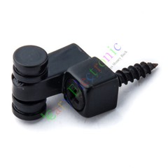 20pc Black Electric Guitar Neck Ball Press Button Screw Musical Instrument Parts