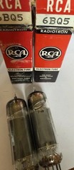 RCA 6BQ5/EL84 NOS Nib Plate Getters Match Pair