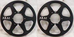 One Pair 10.5” black AKAI Tape reel High Quality Aluminum Take Up Reel