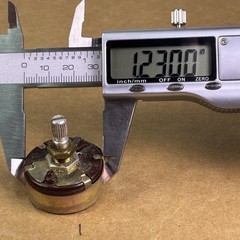 VTG NOBLE T-G1802T B500KOhms 6609A3 Japan Potentiometer w .23″ Shaft Guitar Amp