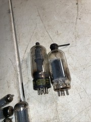 Lot Of 22 Vacuum Tubes Vintage *Untested* 6BK4C 6JE6C 12AX7 many more