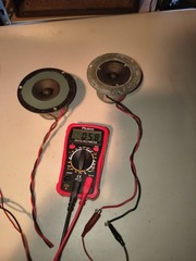 2 HEATHKIT JBL Tweeters Tested 401-132