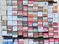 Vacuum Tube Lot 154 6sh7 6ss7 6sa7 6h6 6ac7 6au4 6ad10 RCA Sylvania Tung Sol GE