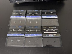 Denon DRW-750 Dual Cassette Deck + TU-460 Tuner Tested w/ 6 TDK Tapes