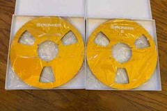 10.5 Inch Metal Reels Aluminum GOLD Pair For Pioneer Reel To Reel Deck