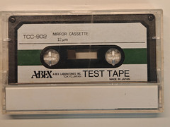 ABEX Mirror Cassette Test Tape TCC-902 cassette path checker, New