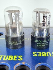 Matched Pair Sylvania 6SL7GT VT-229 Tested Like NOS Tube