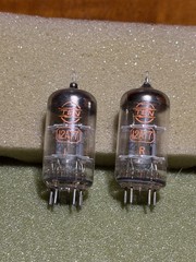 (2) Ten (Kobe Kogyo Corp) 12AT7 Preamp Tubes Made in Japan TV-7 Tested