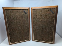 Vintage 1960s 60s Japanese Kenwood Wooden Speakers S-102U