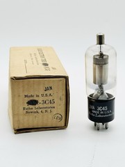 NEW Vintage NOS Kuthe Laboratories JAN-3C45 Electron Vacuum Tube USA i5
