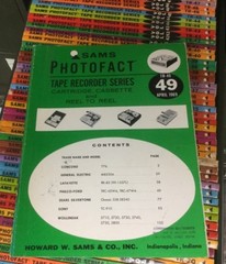 Vintage Howard W. Sams & Co. Sams Photofact Tape Recorder Series Book TR-15