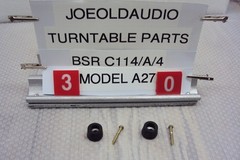 BSR C114/A/4 Panasonic RD-7673D Turntable Feet & Mounting Screw 2 Pieces Tested