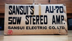Sansui AU-70 Stereophonic Amplifier – Survivor w Original Box (READ DESCRIPTION)